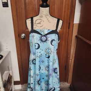 Celestial Blue Midi Dress